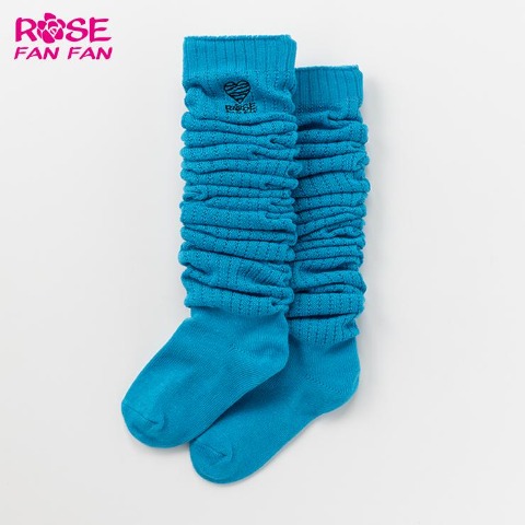 ジュニア　ルーズソックス（19-24cm　ROSE FAN FAN）