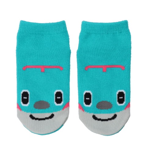 キッズ　スニーカーインソックス（13～18cm　E5 はやぶさくん）