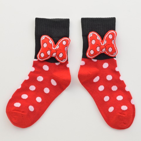 キッズ クルーソックス (15～20cm・Disney)