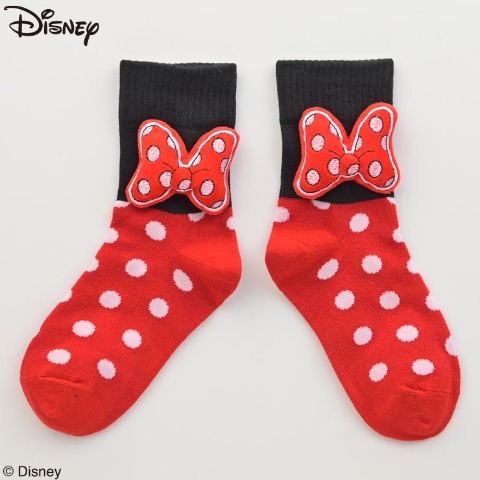キッズ クルーソックス (15～20cm・Disney)