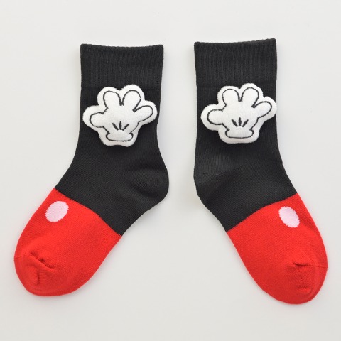 キッズ クルーソックス (15～20cm・Disney)