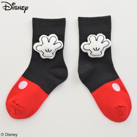 キッズ クルーソックス (15～20cm・Disney)