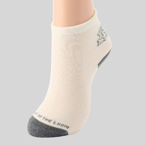 キッズ　6足組ショートクルーソックス（15～20cm　FRUIT OF THE LOOM）