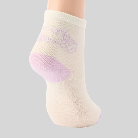 キッズ　6足組ショートクルーソックス（15～20cm　FRUIT OF THE LOOM）