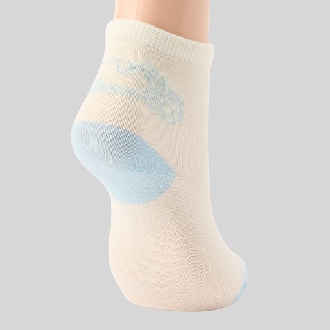 キッズ　6足組ショートクルーソックス（15～20cm　FRUIT OF THE LOOM）