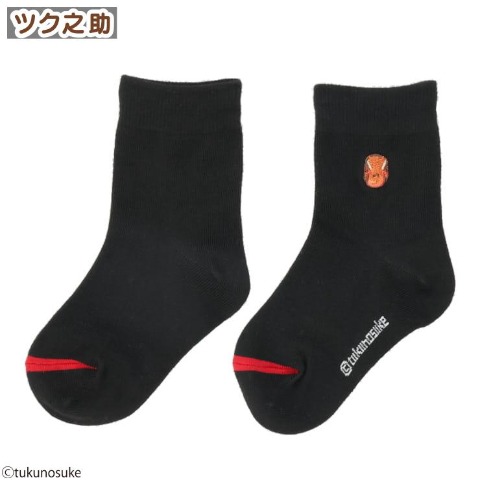 キッズ　ショートクルーソックス（15～20cm　ツク之助）