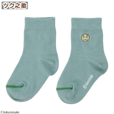 キッズ　ショートクルーソックス（15～20cm　ツク之助）