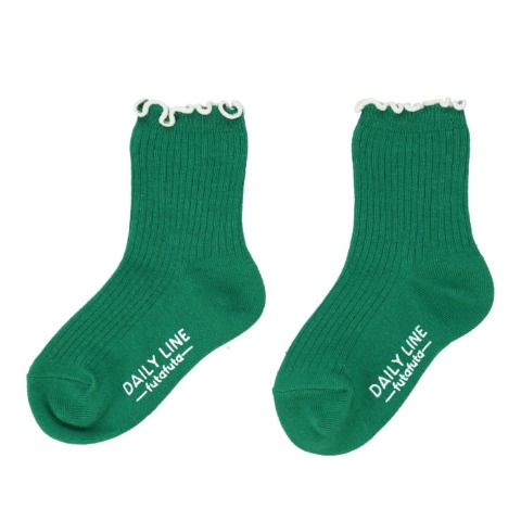 キッズ　３足組クルーソックス（15～20cm　DAILY　LINE）