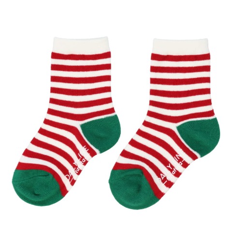 キッズ　３足組クルーソックス（15～20cm　DAILY　LINE）