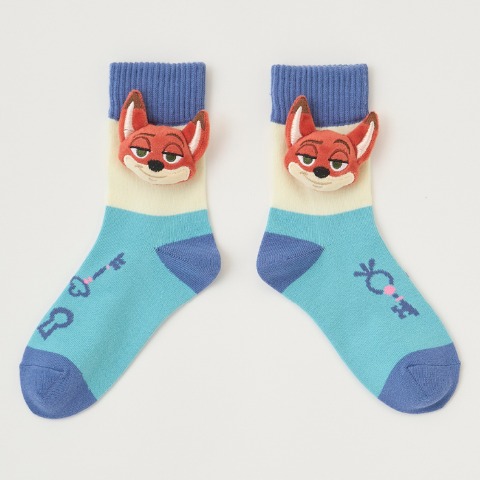 キッズ クルーソックス (15～20cm・Disney)