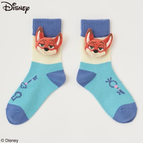 キッズ クルーソックス (15～20cm・Disney)