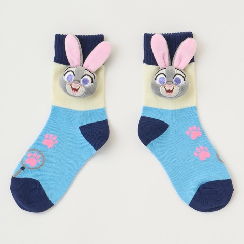 キッズ クルーソックス (15～20cm・Disney)