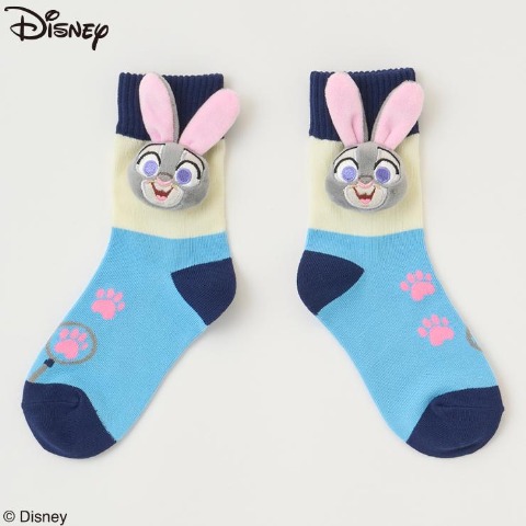 キッズ クルーソックス (15～20cm・Disney)