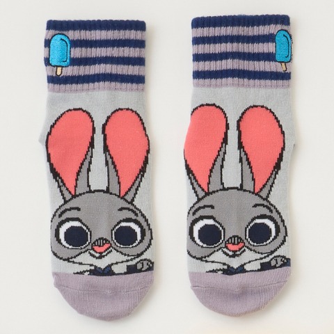 キッズ　3足組クルーソックス（15～20cm・Disney）