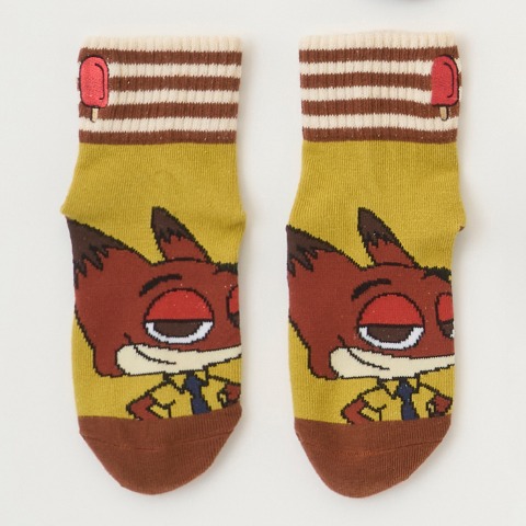 キッズ　3足組クルーソックス（15～20cm・Disney）