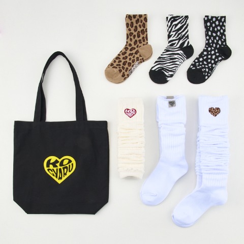 キッズ　ソックス6点セット（15～20cm・19～24cm　KOGYARU）