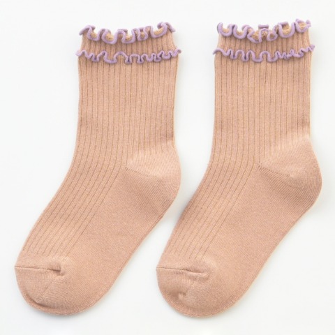 キッズ　３足組クルーソックス（15～20cm　Solberry Jam）