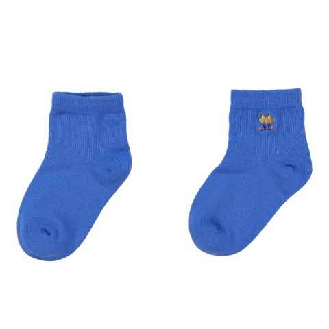 キッズ　3足組ショートクルーソックス（15～20cm　HugChumFriends）