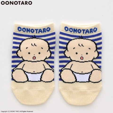 キッズ　スニーカーインソックス（13～18cm　おおのたろう）