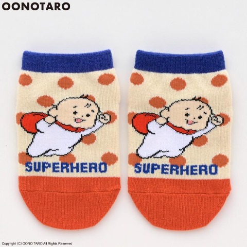 キッズ　スニーカーインソックス（13～18cm　おおのたろう）