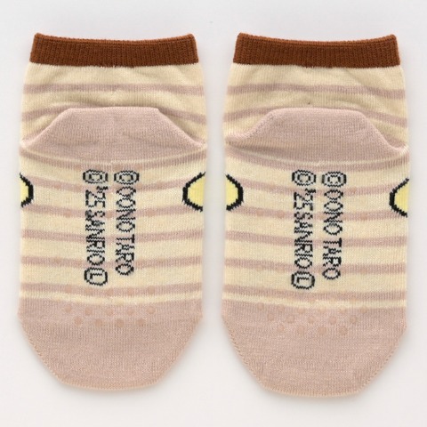 キッズ　スニーカーインソックス（13～18cm　おおのたろう×ポムポムプリン）