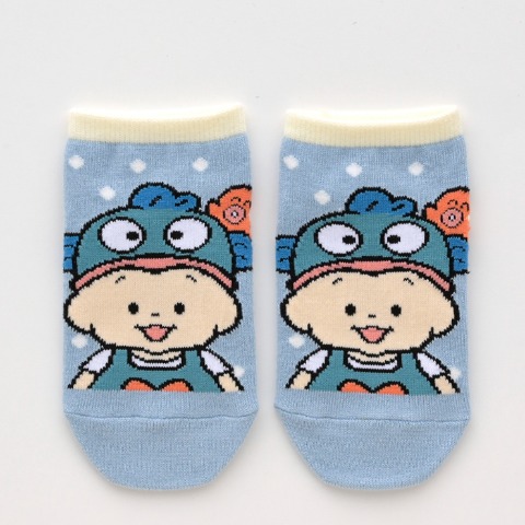 キッズ　スニーカーインソックス（13～18cm　おおのたろう×ハンギョドン）