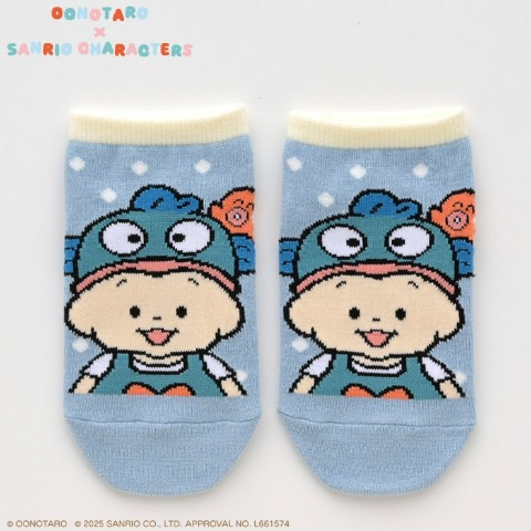 キッズ　スニーカーインソックス（13～18cm　おおのたろう×ハンギョドン）