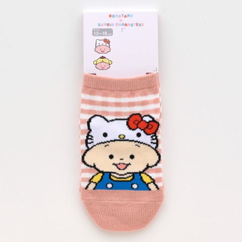 キッズ　スニーカーインソックス（13～18cm　おおのたろう×ハローキティ）