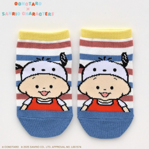 キッズ　スニーカーインソックス（13～18cm　おおのたろう×ポチャッコ）