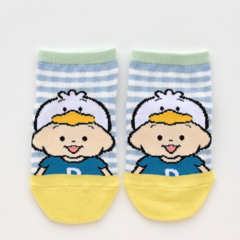 キッズ　スニーカーインソックス（13～18cm　おおのたろう×あひるのペックル）