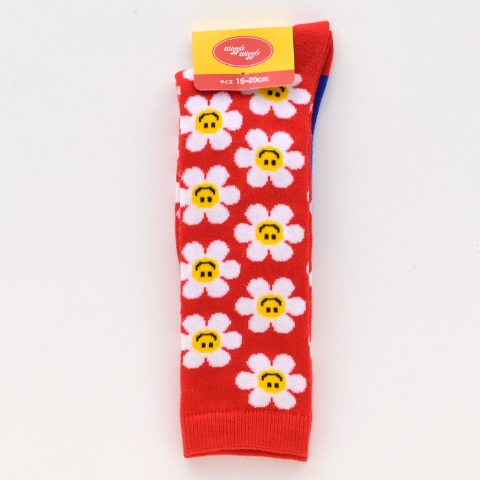 キッズ　ハイソックス(15～20cm・ｗiggle ｗiggle）