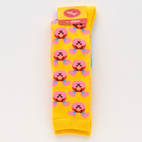 キッズ　ハイソックス(15～20cm・ｗiggle ｗiggle）
