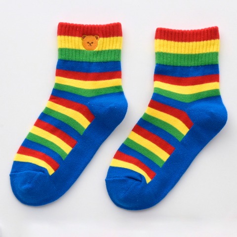 キッズ　3足組クルーソックス(15～20cm・ｗiggle ｗiggle）