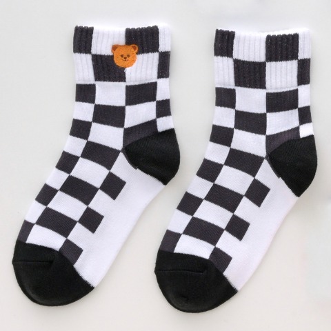 キッズ　3足組クルーソックス(15～20cm・ｗiggle ｗiggle）