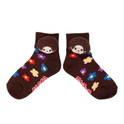 キッズ　クルーソックス(15～20cm・モンチッチ)