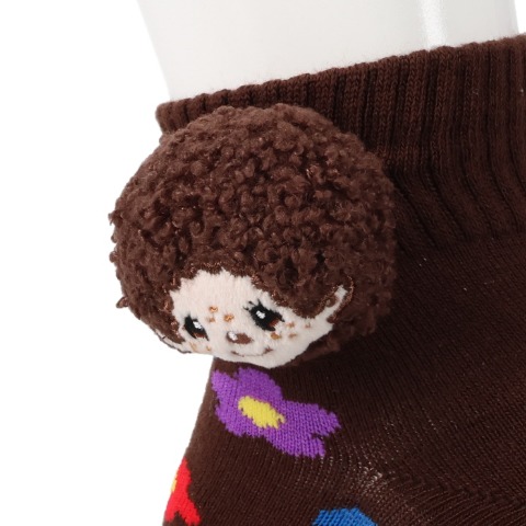 キッズ　クルーソックス(15～20cm・モンチッチ)