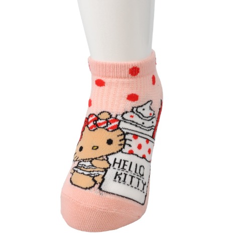 キッズ　スニーカーソックス（15-20cm・ハローキティ）