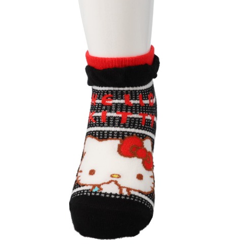 キッズ　スニーカーソックス（15-20cm・ハローキティ）