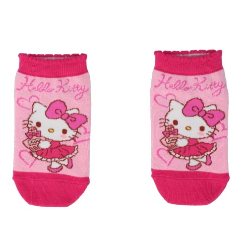 キッズ　スニーカーソックス（15-20cm・ハローキティ）