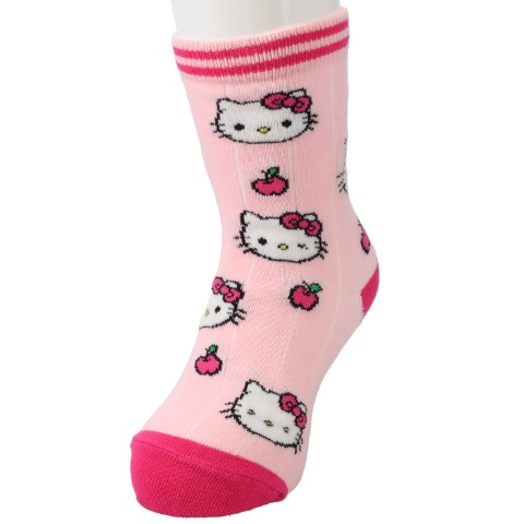 キッズ　クルーソックス（15-20cm・ハローキティ）