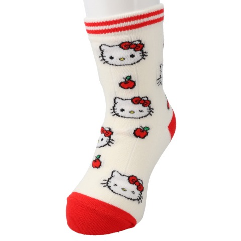 キッズ　クルーソックス（15-20cm・ハローキティ）