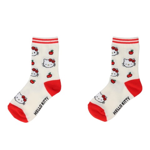 キッズ　クルーソックス（15-20cm・ハローキティ）