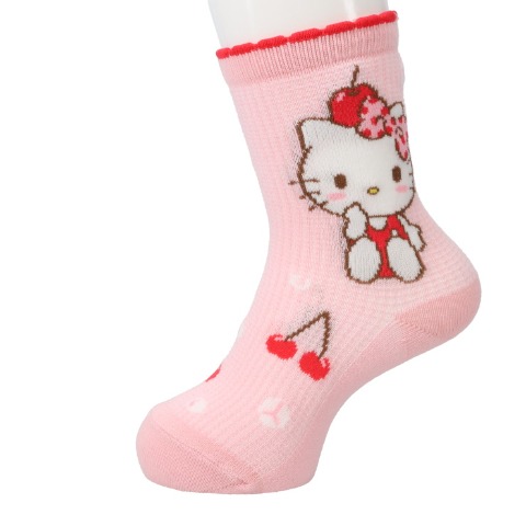 キッズ　クルーソックス（15-20cm・ハローキティ）