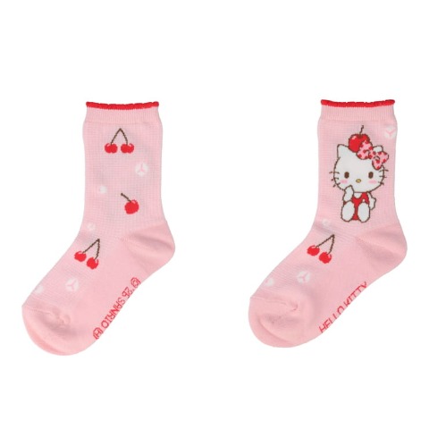 キッズ　クルーソックス（15-20cm・ハローキティ）