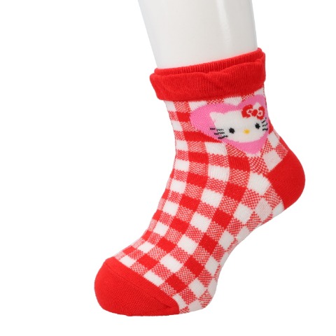キッズ　クルーソックス（15-20cm・ハローキティ）