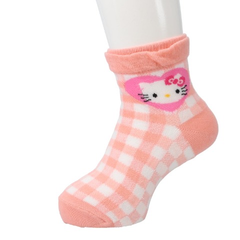 キッズ　クルーソックス（15-20cm・ハローキティ）