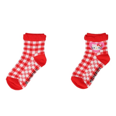 キッズ　クルーソックス（15-20cm・ハローキティ）