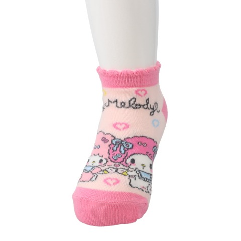 キッズ　スニーカーソックス（15-20cm・マイメロディ）