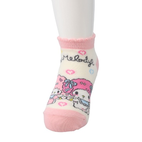 キッズ　スニーカーソックス（15-20cm・マイメロディ）