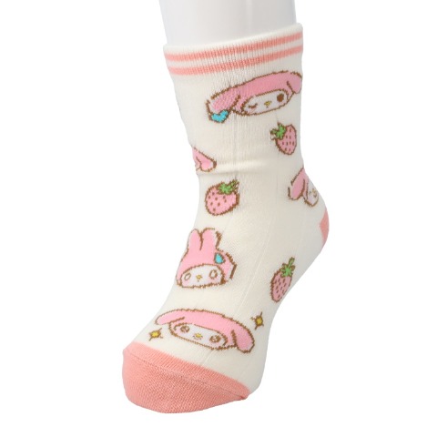 キッズ　クルーソックス（15-20cm・マイメロディ）